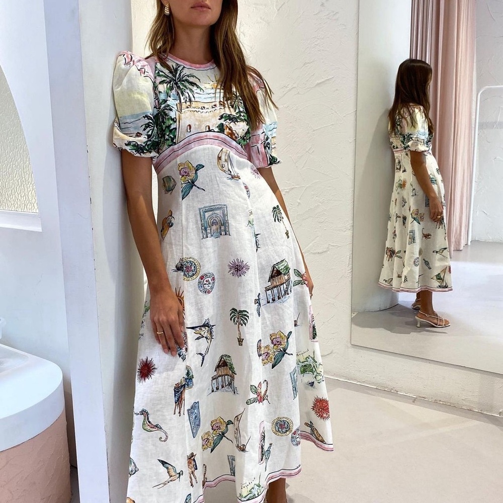 🎉🎊HP!!Sunset cartoon dress